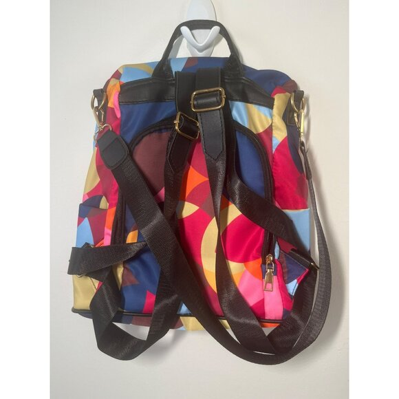 Poaba anti-theft waterproof Backpack Multicolor - Picture 2 of 8